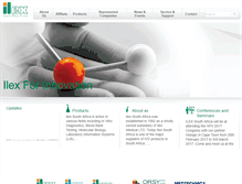Tablet Screenshot of ilex.co.za